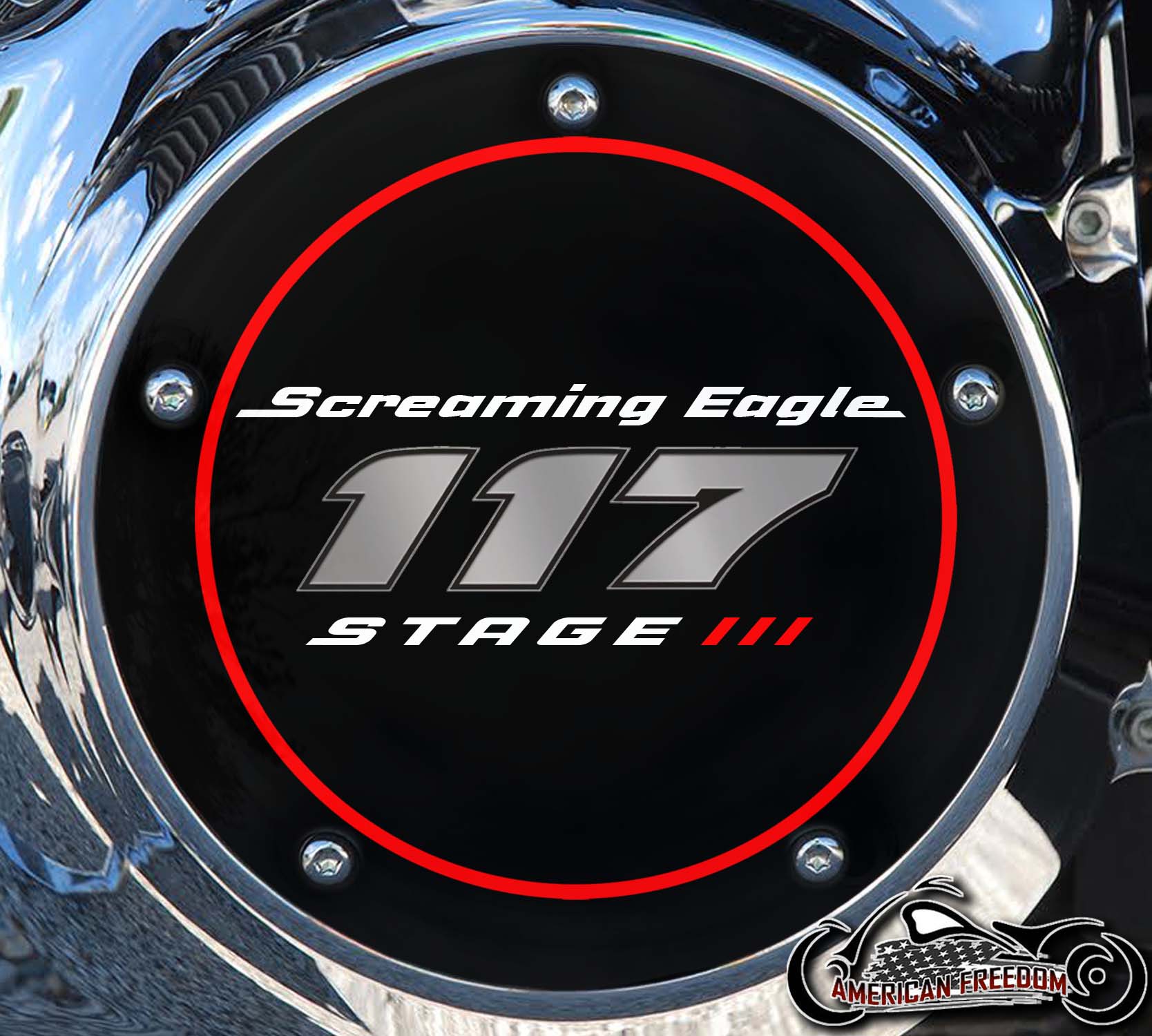 Screaming Eagle Stage III 117 Derby Cover OL